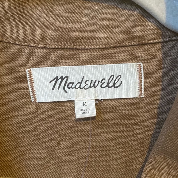Madewell Jackets & Coats New Madewell Drawstring Military Shirt Jacket Medium Nwt Poshmark